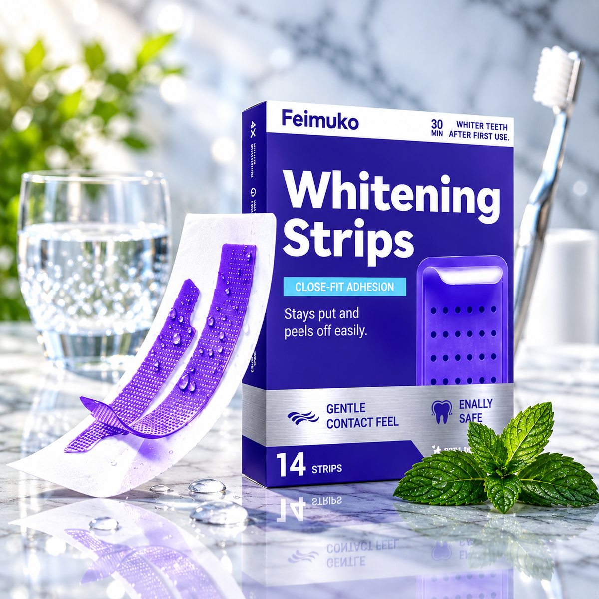 Purple Whitening Strips Feimuko